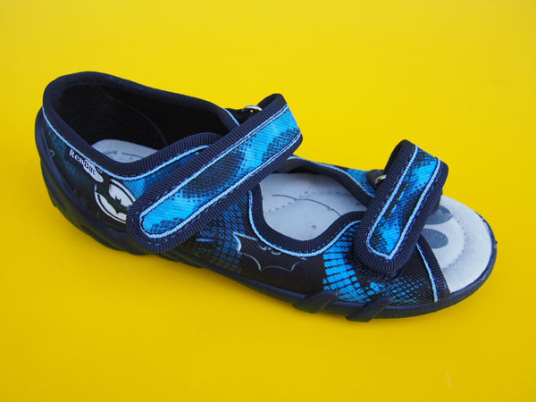 Detské sandálky Renbut - modré netopier ORTO