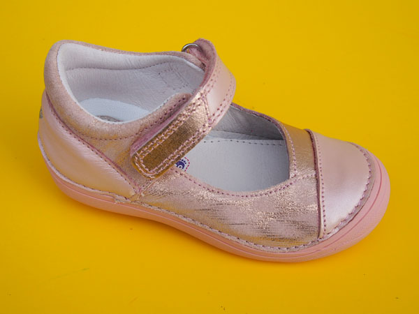 Detské kožené balerinky Ponté DA03-1-866A pink