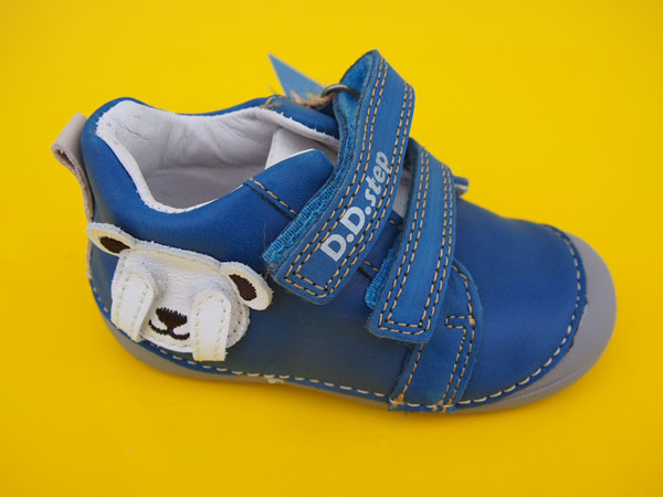 Detské kožené topánky D.D.Step S015 - 312 bermuda blue