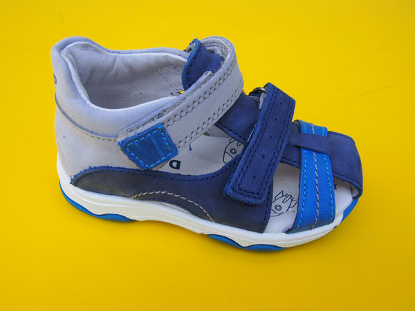 Detské kožené sandálky D.D.Step G064 - 317D bermuda blue