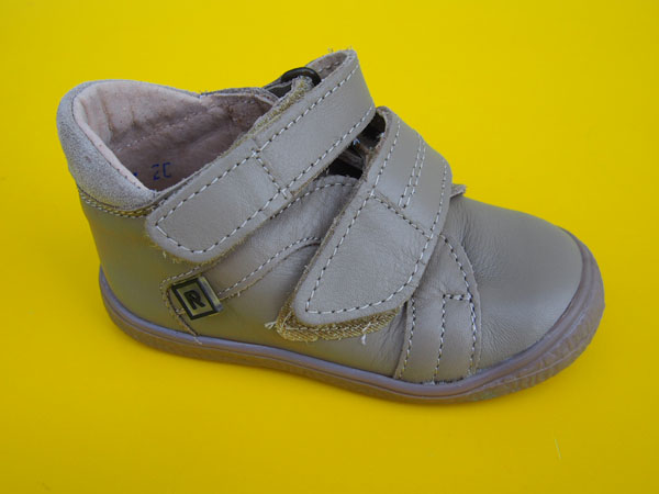 Detské kožené topánky Rak Amanda 0207-1N bežová