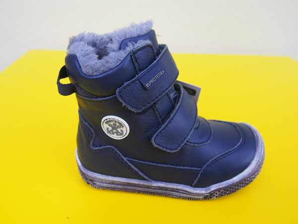 Detské kožené zimné topánky Protetika - Torin marine