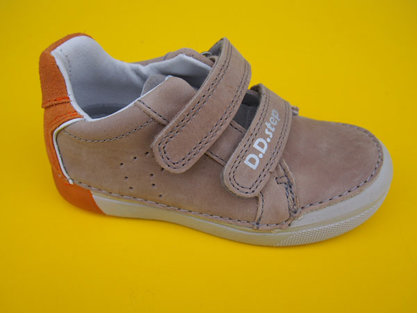 Detské kožené topánky D.D.Step S068 - 41608B grey