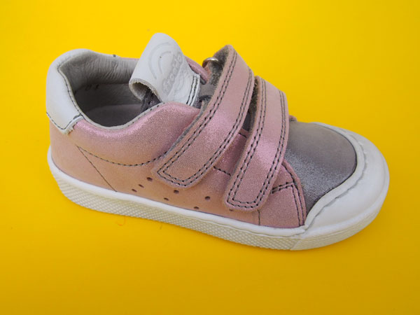 Detské kožené topánky Froddo G2130316-9 grey/pink