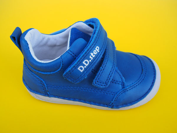 Detské kožené topánky D.D.Step S070 - 41351A bermuda blue BAREFOOT