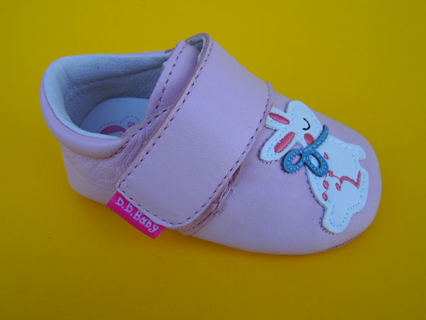 Detské capačky D.D.Step K1596-41264 baby pink BAREFOOT