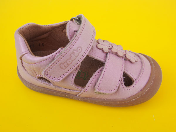 Detské kožené sandálky Froddo G2150187-2 pink 