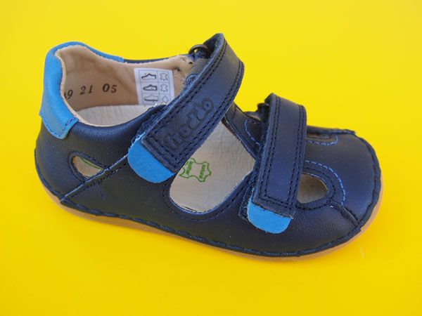 Detské kožené sandálky Froddo G2150185 dark blue 