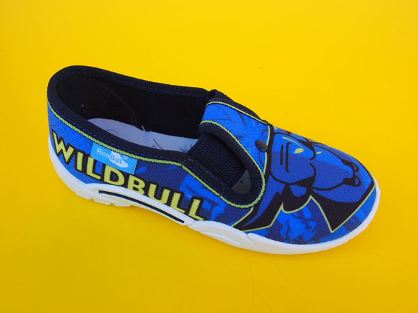 Detské papučky Renbut - modré wildbull ORTO