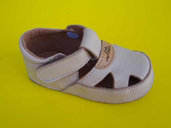 Detské barefoot sandálky Pegres B1096 bežové BAREFOOT