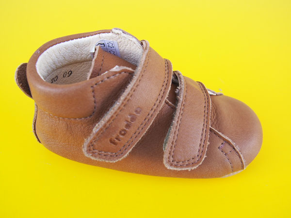 Detské kožené topánočky Froddo Prewalkers G1130013-4L cognac BAREFOOT