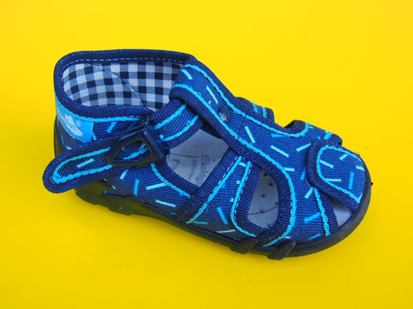 Detské papučky Renbut - modré paličky ORTO
