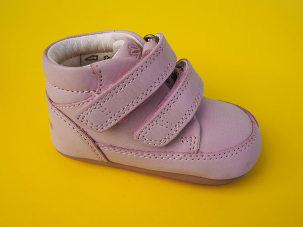 Detské kožené barefoot topánky Bundgaard Prewalker - Old Rose BAREFOOT