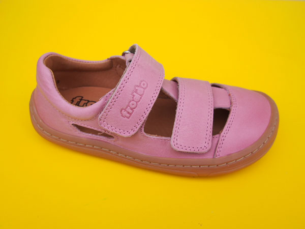 Detské kožené barefoot sandálky Froddo G3150197-5 pink BAREFOOT