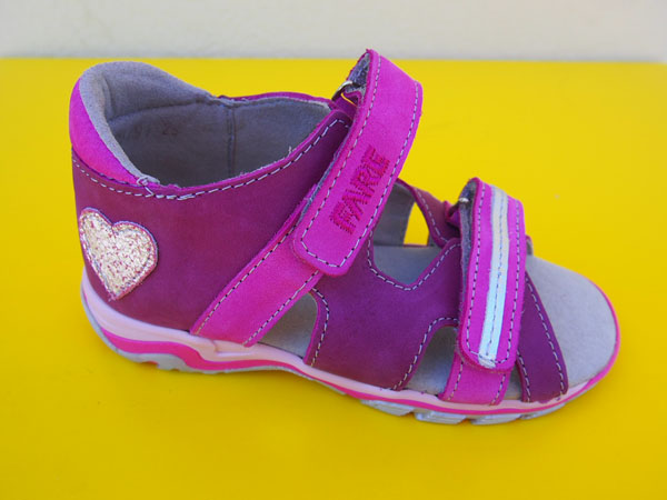 Detské kožené sandálky Fare 769291 ružové