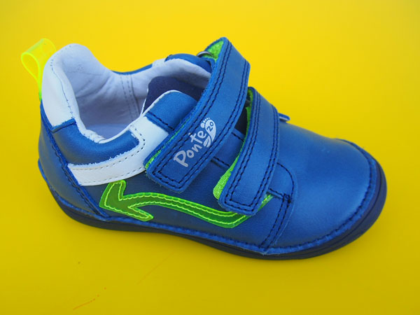 Detské kožené topánky Ponté DA03-1-249 bermuda blue