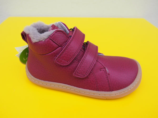 Detské zimné barefoot topánky Froddo G3110195-4K bordeaux BAREFOOT