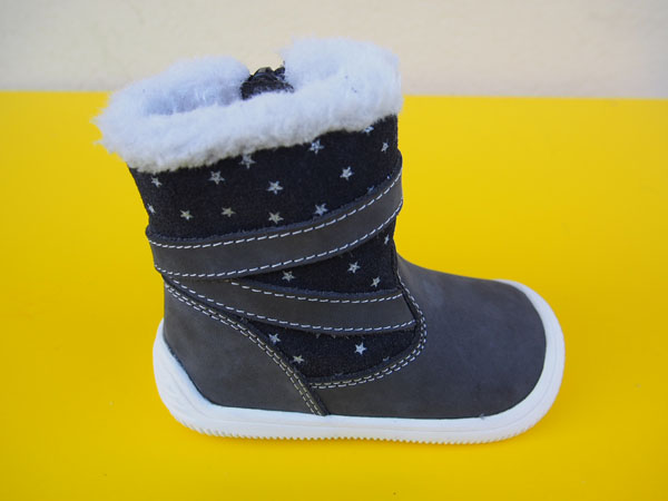 Detské kožené zimné topánky Protetika - Lyda BAREFOOT