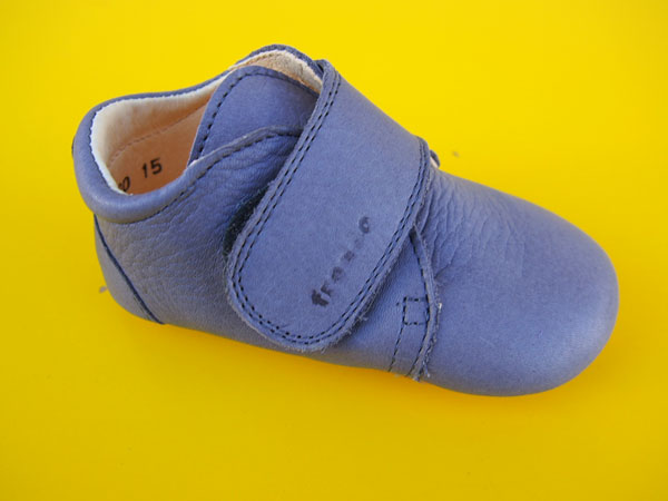 Detské kožené topánočky Froddo Prewalkers  G1130005-12 light grey BAREFOOT