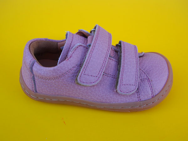 Detské kožené topánky G3130201-9 pink BAREFOOT