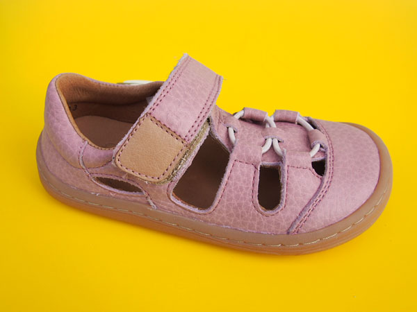 Detské kožené barefoot topánky Froddo G3150217-5 pink BAREFOOT