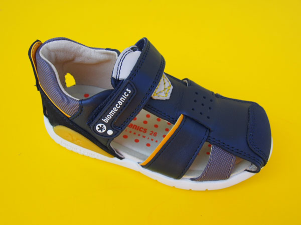 Detské kožené sandálky Biomecanics 212187-A ocean