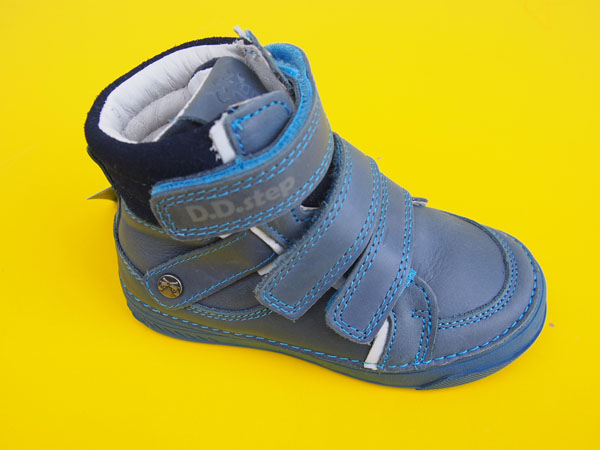 Detské kožené topánky D.D.Step A040 - 92 bermuda blue
