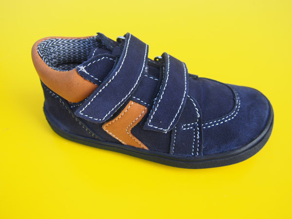 Detské kožené topánky EF Mortis BAREFOOT s MEMBRÁNOU