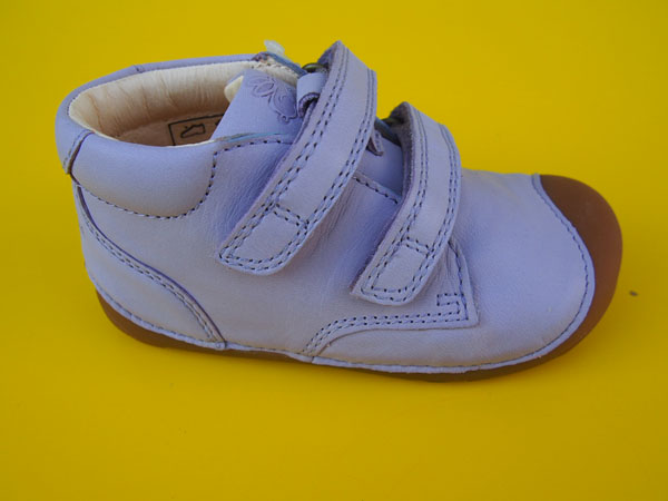 Detské kožené topánky Bundgaard BG101068 Lilac BAREFOOT