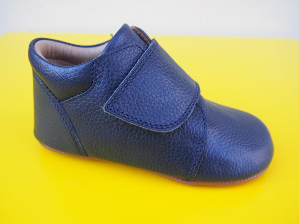 Detské kožené topánky Bundgaard BG601028 Navy BAREFOOT