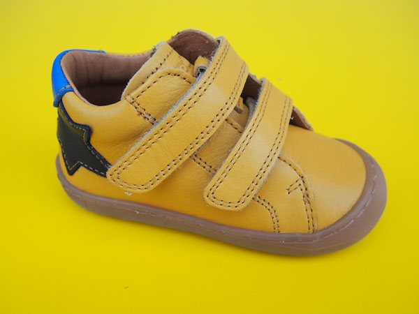 Detské kožené topánky Froddo G2130292-2 dark yellow