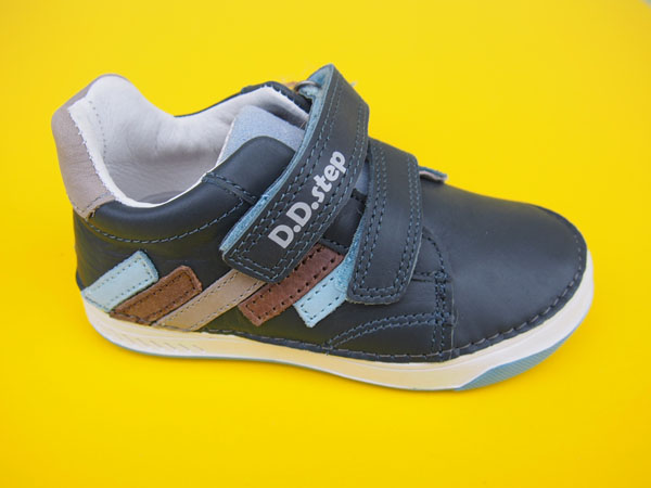 Detské kožené topánky D.D.Step S040 - 335E calypso sky