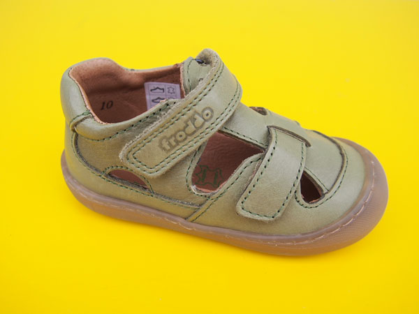 Detské kožené sandálky Froddo G2150182-3 olive