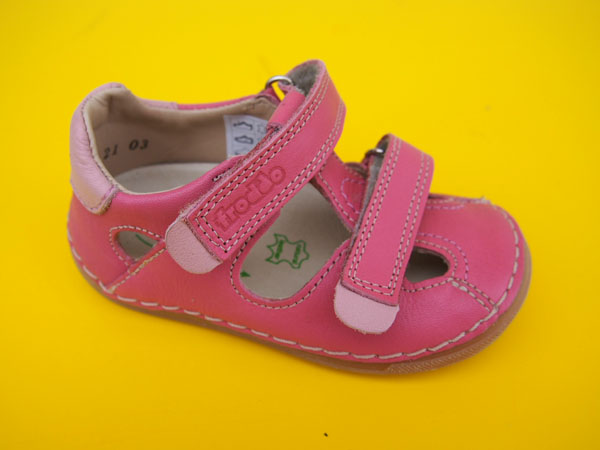 Detské kožené sandálky Froddo G2150167-8 peach