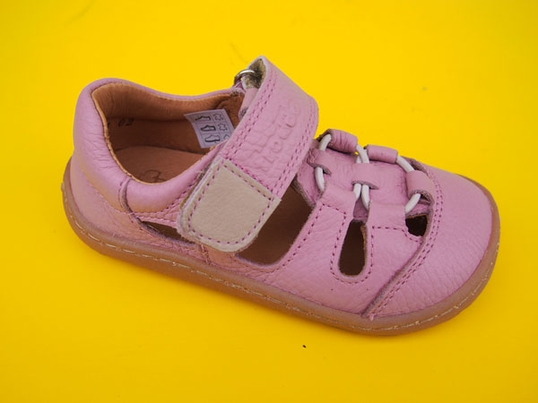 Detské kožené sandálky Froddo G3150242-8 pink BAREFOOT
