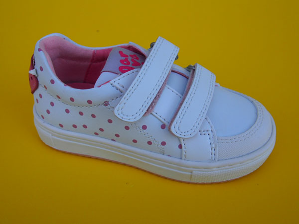 Detské prechodné topánky Garvalin 232331-B blanco 