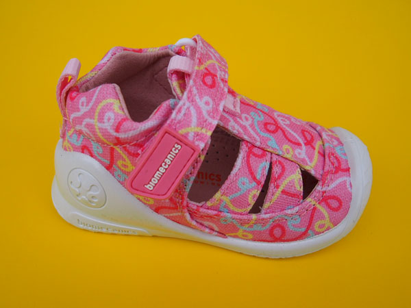 Detské plátenkové sandálky Biomecanics 232180-A rosa