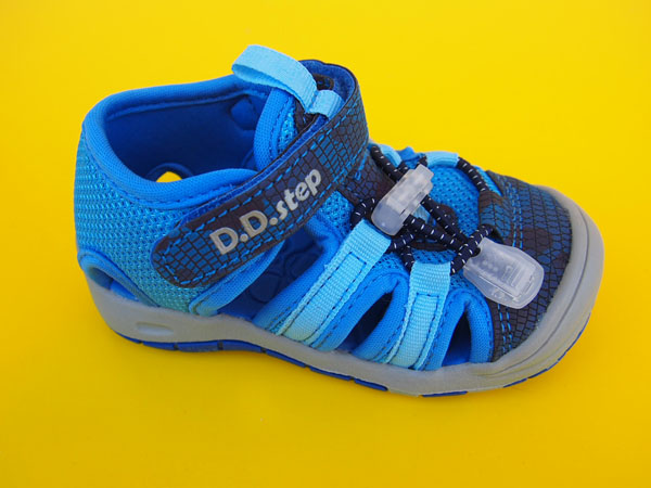 Detské hydrofóbne sandálky D.D.Step G065 - 338A bermuda blue RÝCHLOSCHNÚCE