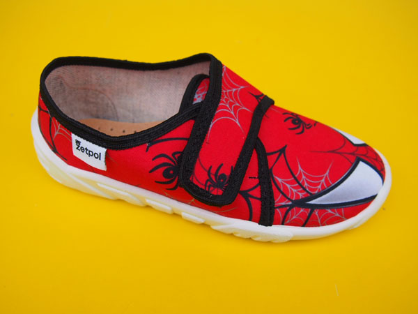 Detské papučky Zetpol - červené spiderman ORTO