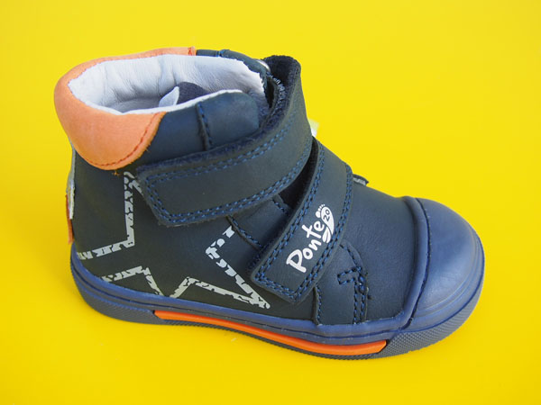 Detské kožené topánky Ponté DA06-3-806 royal blue