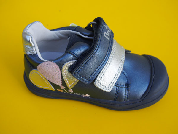 Detské kožené topánky Ponté DA03-3-920C royal blue