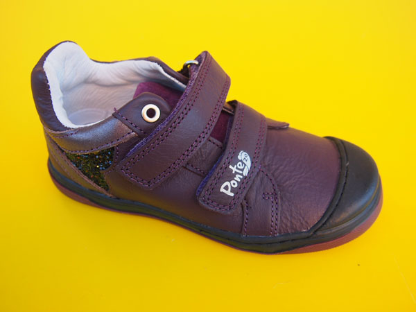 Detské kožené topánky Ponté DA03-3-803A violet