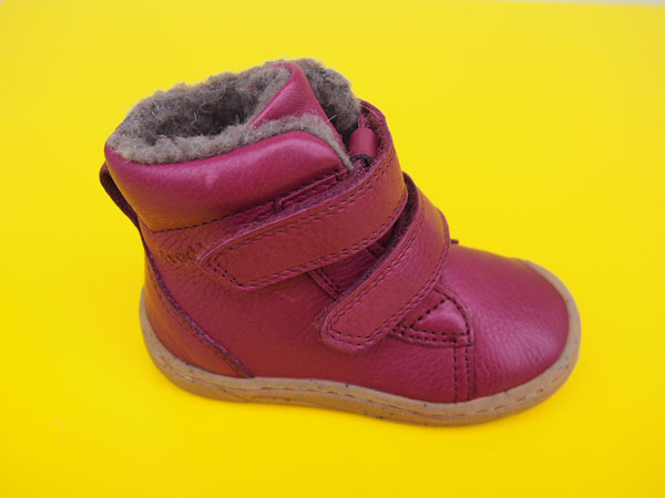 Detské kožené zimné topánky Froddo G2110124-2 bordeaux 