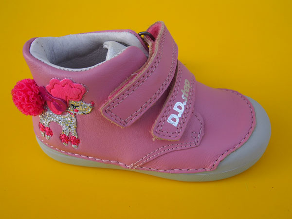 Detské kožené topánky D.D.Step S066 - 41382 daisy pink