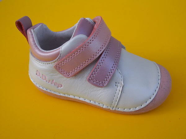 Detské kožené topánky D.D.Step S015 - 41509C white
