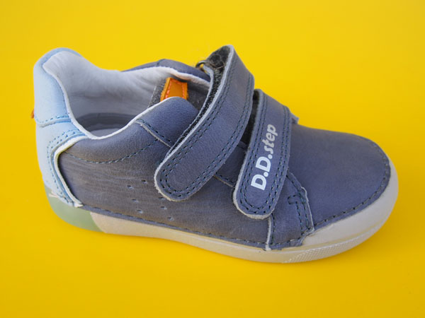 Detské kožené topánky D.D.Step S068 - 41608A bermuda blue