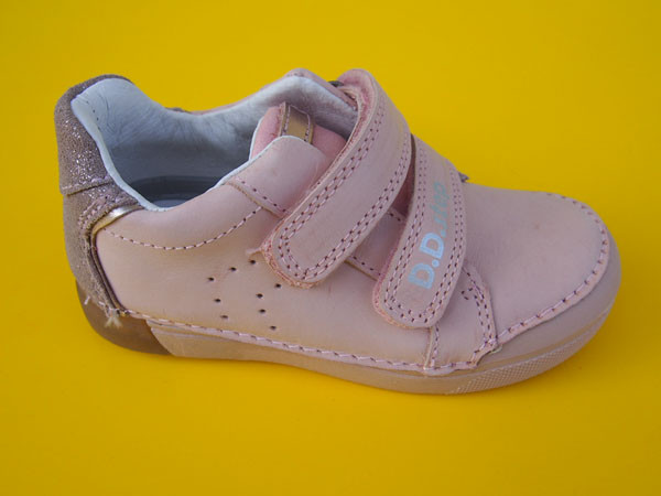 Detské kožené topánky D.D.Step S068 - 41608C pink
