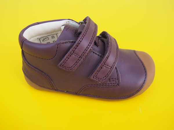 Detské kožené topánky Bundgaard BG101068 Brown BAREFOOT
