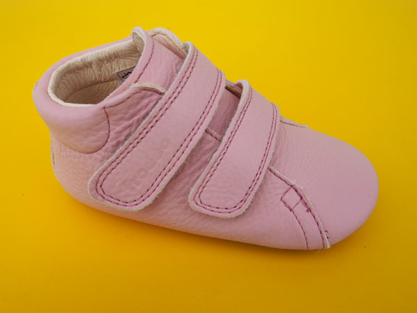 Detské kožené topánočky Froddo Prewalkers G1130013-1L pink BAREFOOT