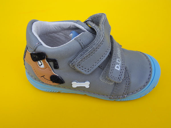 Detské kožené topánky D.D.Step S082 - 41792A grey